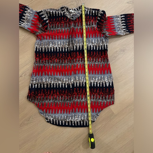 ZURI Women’s Red AC/DC Cotton Tunic Sz Med - Picture 7 of 9